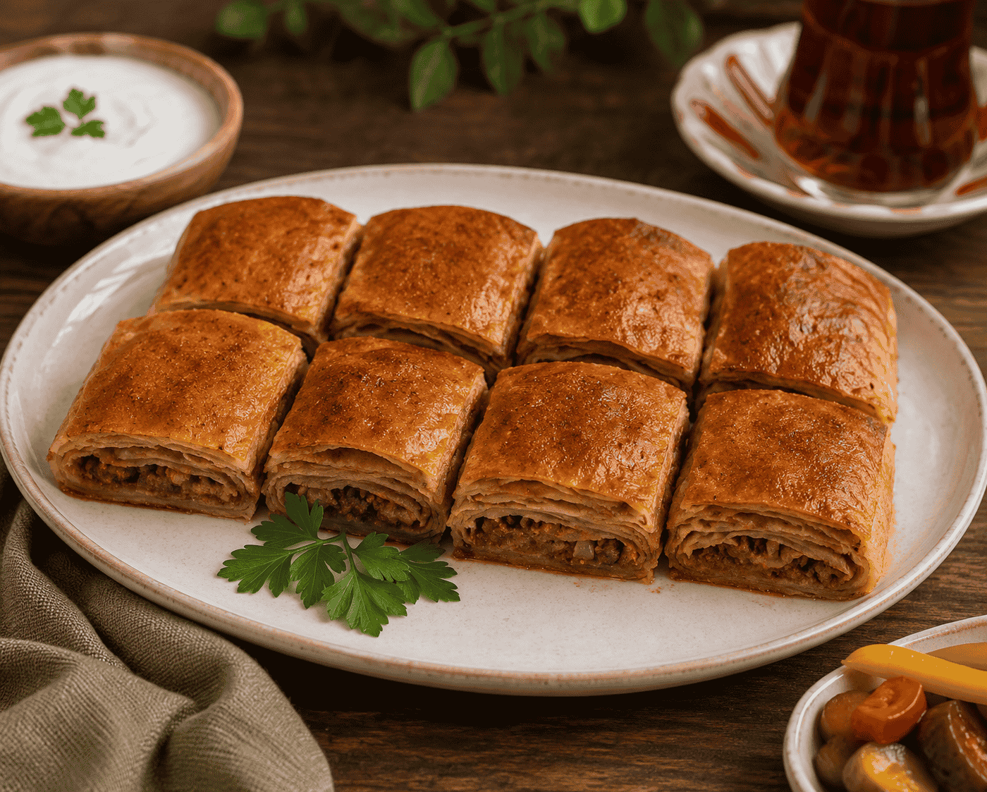 Kıymalı Kömbe
