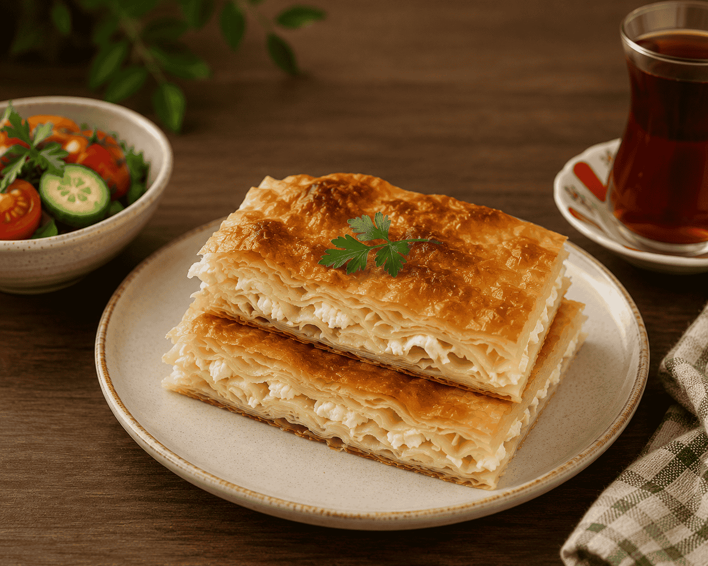 Peynirli Tepsi Böreği